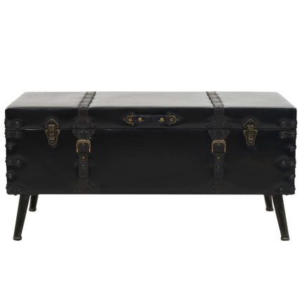 Table Basse Mdf Et Acier 102X51X48 Cm