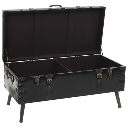 Table Basse Mdf Et Acier 102X51X48 Cm
