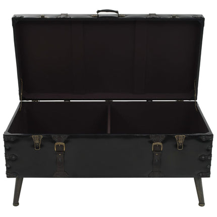 Table Basse Mdf Et Acier 102X51X48 Cm