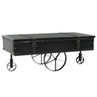 Table Basse Mdf Et Bois De Sapin 110X55X43 Cm
