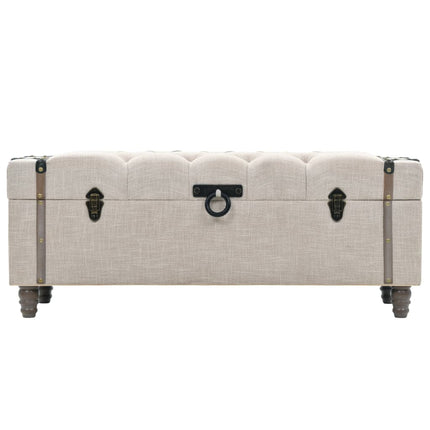 Ensemble De Bancs De Rangement 3 Pcs Bois Massif Et Acier