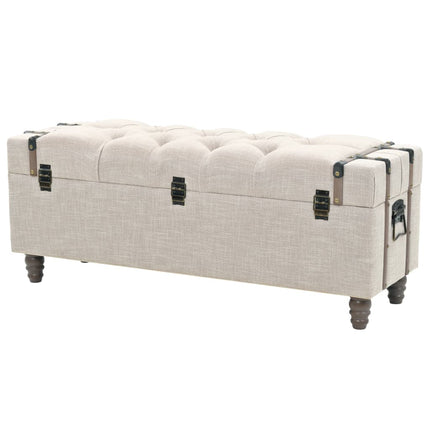 Ensemble De Bancs De Rangement 3 Pcs Bois Massif Et Acier