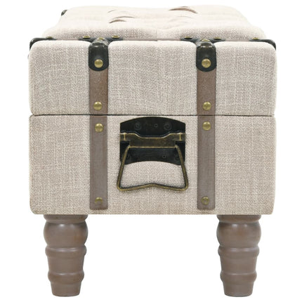 Banc De Rangement Bois Massif Et Acier 111X34X37 Cm