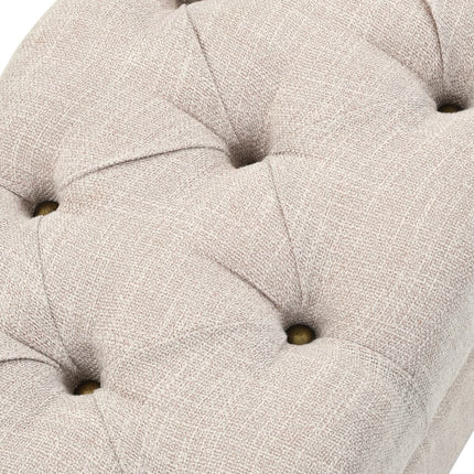 Banc De Rangement Bois Massif Et Acier 111X34X37 Cm