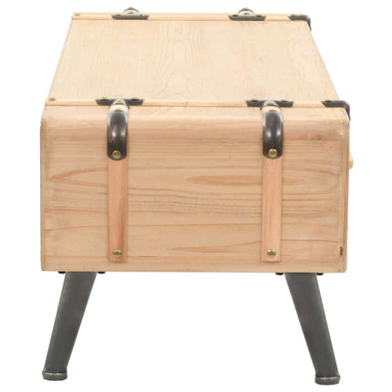 Meuble Tv Bois De Sapin Massif 120X33X35 Cm