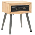 Table De Chevet Bois De Sapin Massif 43 X 38 X 50 Cm
