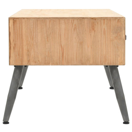 Table Basse Bois Massif De Sapin 115X55X50 Cm