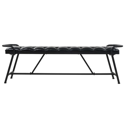 Banc Revêtement En Cuir Artificiel 160 X 40,5 X 50,5 Cm