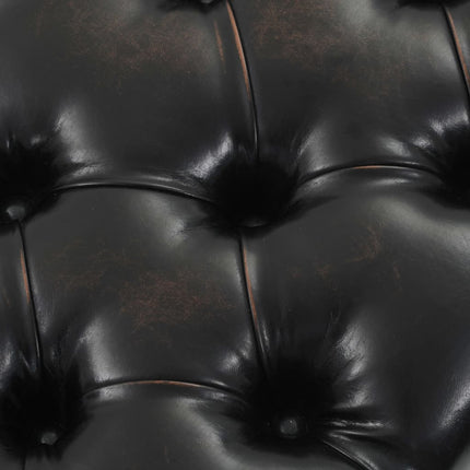 Banc Revêtement En Cuir Artificiel 160 X 40,5 X 50,5 Cm