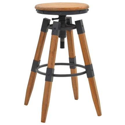 Tabourets De Bar Lot De 2 Bois De Sapin Solide