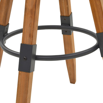 Tabourets De Bar Lot De 2 Bois De Sapin Solide