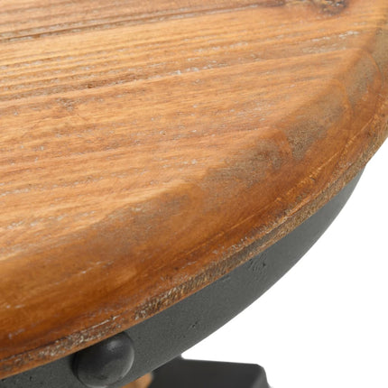 Tabourets De Bar Lot De 2 Bois De Sapin Solide