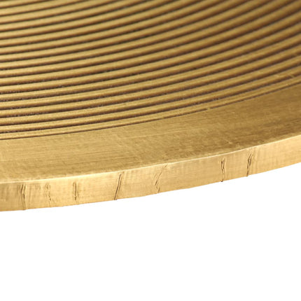 Ensemble De Tables 2 Pcs Mdf Recouvert De Laiton