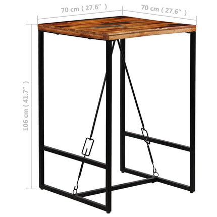 Table De Bar Bois De Récupération Massif