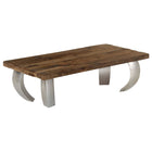 Table Basse Opium Bois De Récupération Et Acier
