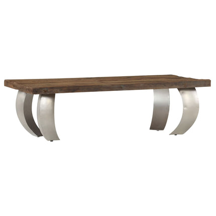 Table Basse Opium Bois De Récupération Et Acier