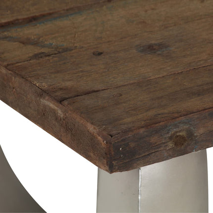 Table Basse Opium Bois De Récupération Et Acier