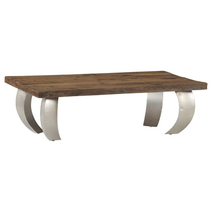 Table Basse Opium Bois De Récupération Et Acier