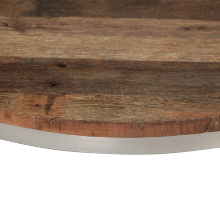 Ensemble De Table Basse 2 Pcs Bois De Récupération Et Acier