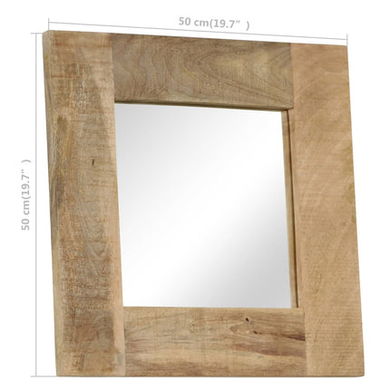 Miroir Bois De Manguier Massif
