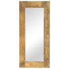 Miroir Bois De Manguier Massif