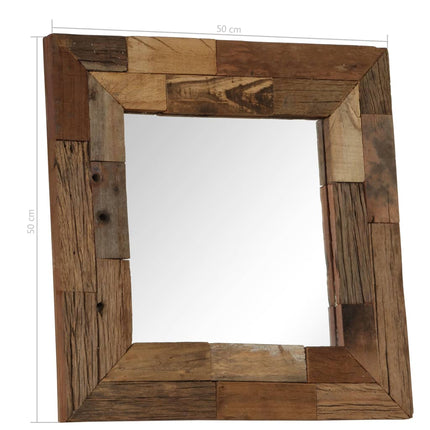 Miroir Bois De Récupération Massif