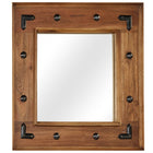 Miroir Bois D'acacia Massif