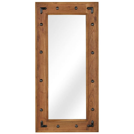 Miroir Bois D'acacia Massif
