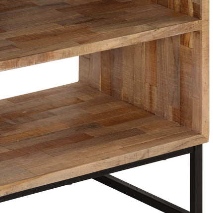 Meuble Tv Bois De Teck Recyclé 90 X 30 X 55 Cm