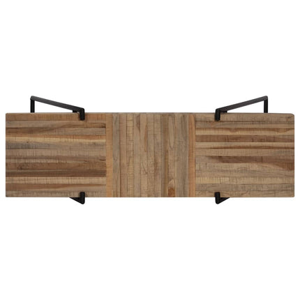 Table Console 120 X 35 X 81 Cm Teck Recyclé