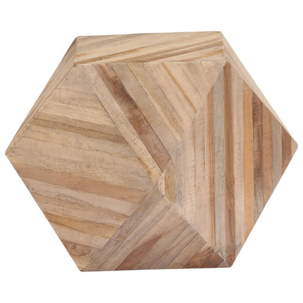 Table D'appoint Teck Recyclé 40X40X40 Cm