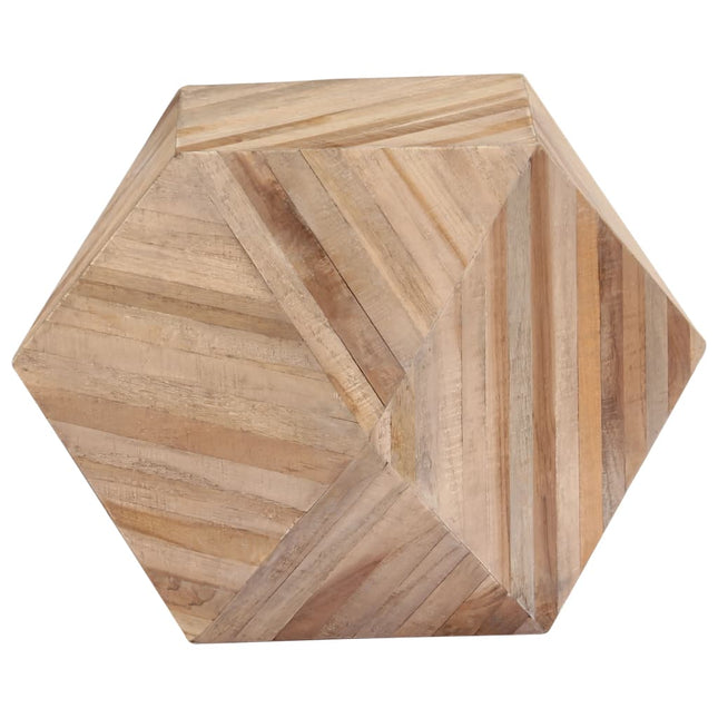 Table D'appoint Teck Recyclé 40X40X40 Cm