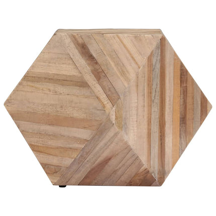 Table D'appoint Teck Recyclé 40X40X40 Cm