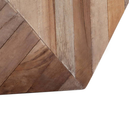 Table D'appoint Teck Recyclé 40X40X40 Cm
