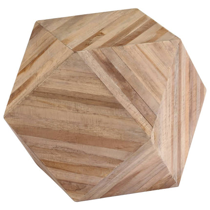 Table D'appoint Teck Recyclé 40X40X40 Cm