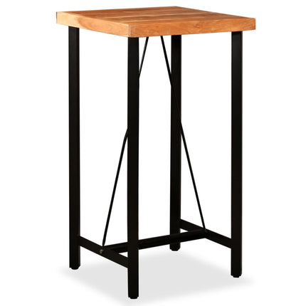 Ensemble De Bar 3 Pcs Bois D'acacia Massif Et De Récupération