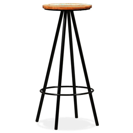 Ensemble De Bar 3 Pcs Bois D'acacia Massif Et De Récupération