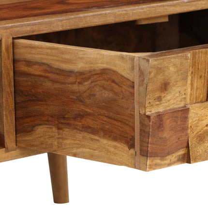 Table Basse Bois Massif Avec Finition Miel 110X50X37 Cm