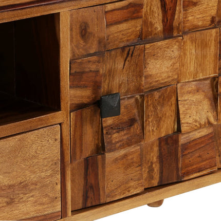 Meuble Tv Bois Avec Finition Miel 140X30X40 Cm