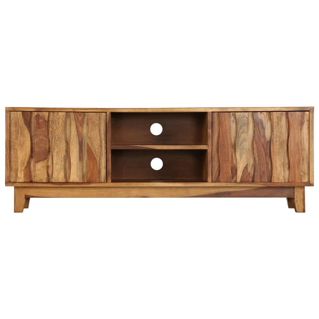 Meuble Tv Bois Massif De Sesham 118 X 30 X 40 Cm