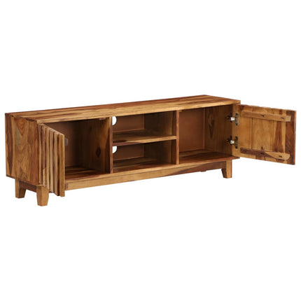 Meuble Tv Bois Massif De Sesham 118 X 30 X 40 Cm