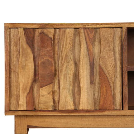 Meuble Tv Bois Massif De Sesham 118 X 30 X 40 Cm