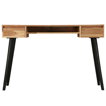 Table À Écrire Bois D'acacia Massif 118 X 45 X 76 Cm