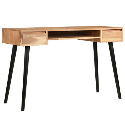 Table À Écrire Bois D'acacia Massif 118 X 45 X 76 Cm