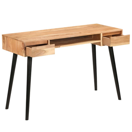 Table À Écrire Bois D'acacia Massif 118 X 45 X 76 Cm