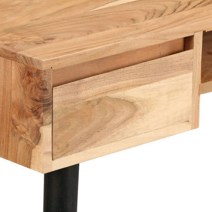 Table À Écrire Bois D'acacia Massif 118 X 45 X 76 Cm