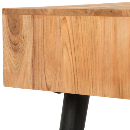 Table À Écrire Bois D'acacia Massif 118 X 45 X 76 Cm