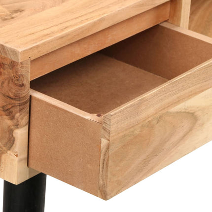 Table À Écrire Bois D'acacia Massif 118 X 45 X 76 Cm