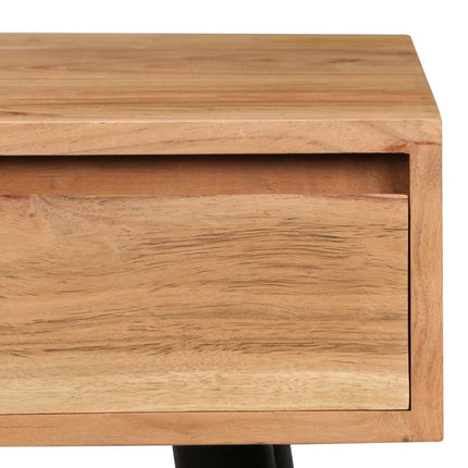 Table À Écrire Bois D'acacia Massif 118 X 45 X 76 Cm