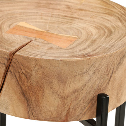 Ensemble De Tables D'appoint 2 Pcs Bois D'acacia Massif